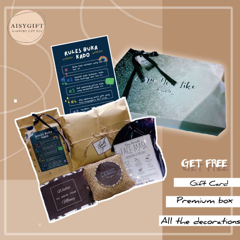 

HAMPERS LEBARAN SERBA HITAM SET KADO COWOK KADO UNIK TERBARU HADIAH HARI RAYA PARCEL HARI RAYA GIFT BOX ULANG TAHUN/WISUDA/SEMPRO/SEMHAS [READY STOCK]
