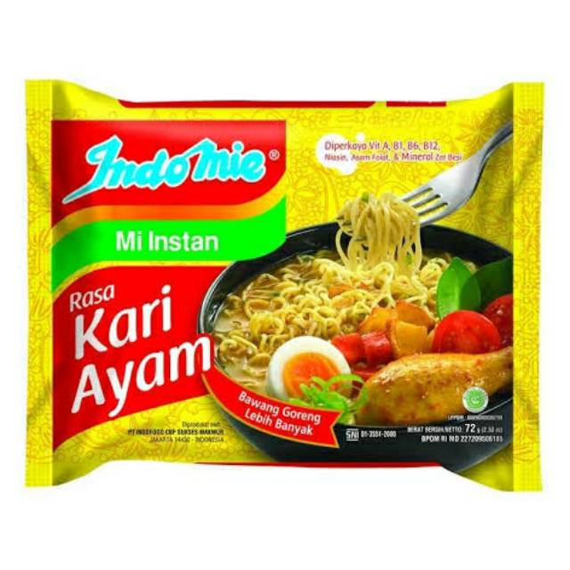 

Indomie kari ayam /pcs