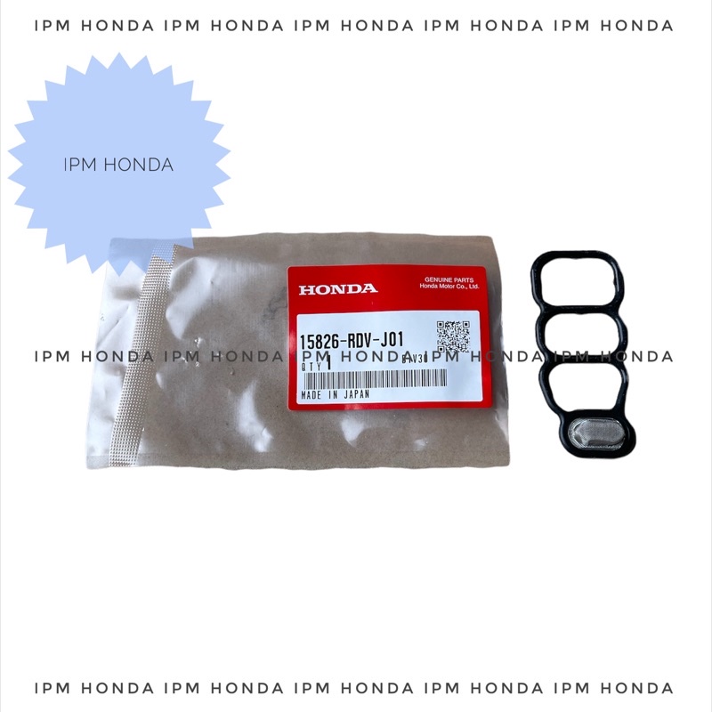 15826 RDV Seal Sil Oring Karet VTEC Filter Assy Spool Honda Elysion 3.0 3000cc 2005-2010 Accord CP3 3500cc 2008-2012 Accord V6 Hybrid 2005-2007 Pilot 3000cc 2006-2008 Odyssey V6 3500cc