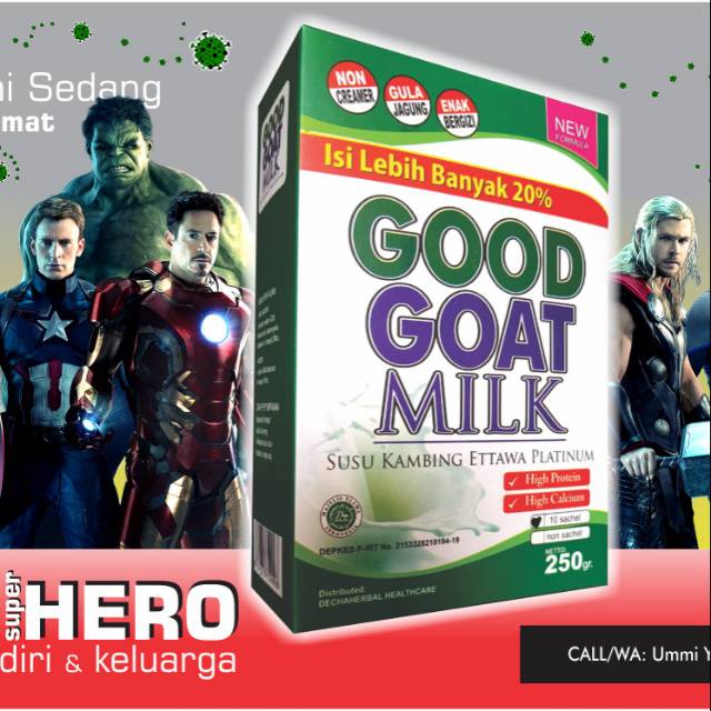 

Susu kambing Good Goat Milk