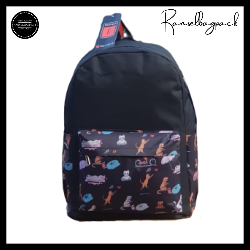 Tas Ransel Backpack Punggung Sekolah Kuliah Outdoor Multifungsi Kekinian Terbaru Cewek Perempuan