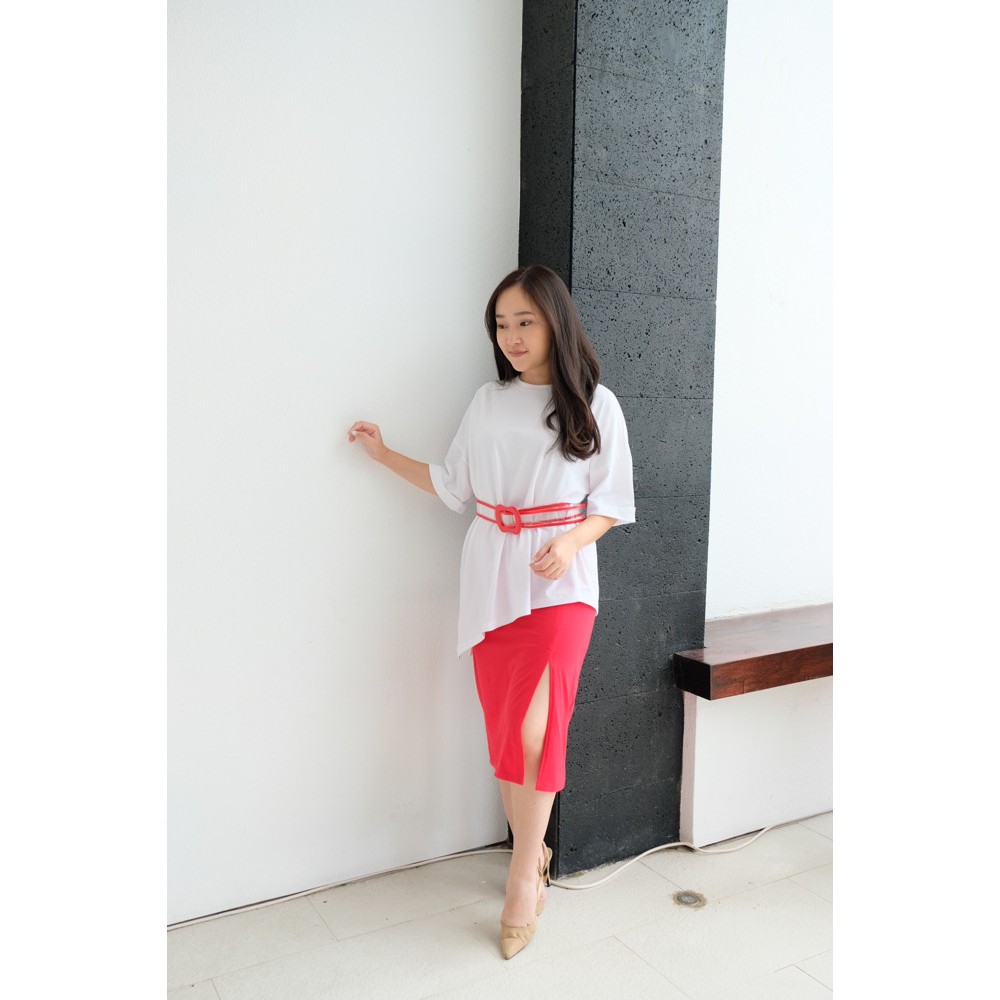 Kadaka S-0128 Set Comfy Asimetris with Belt