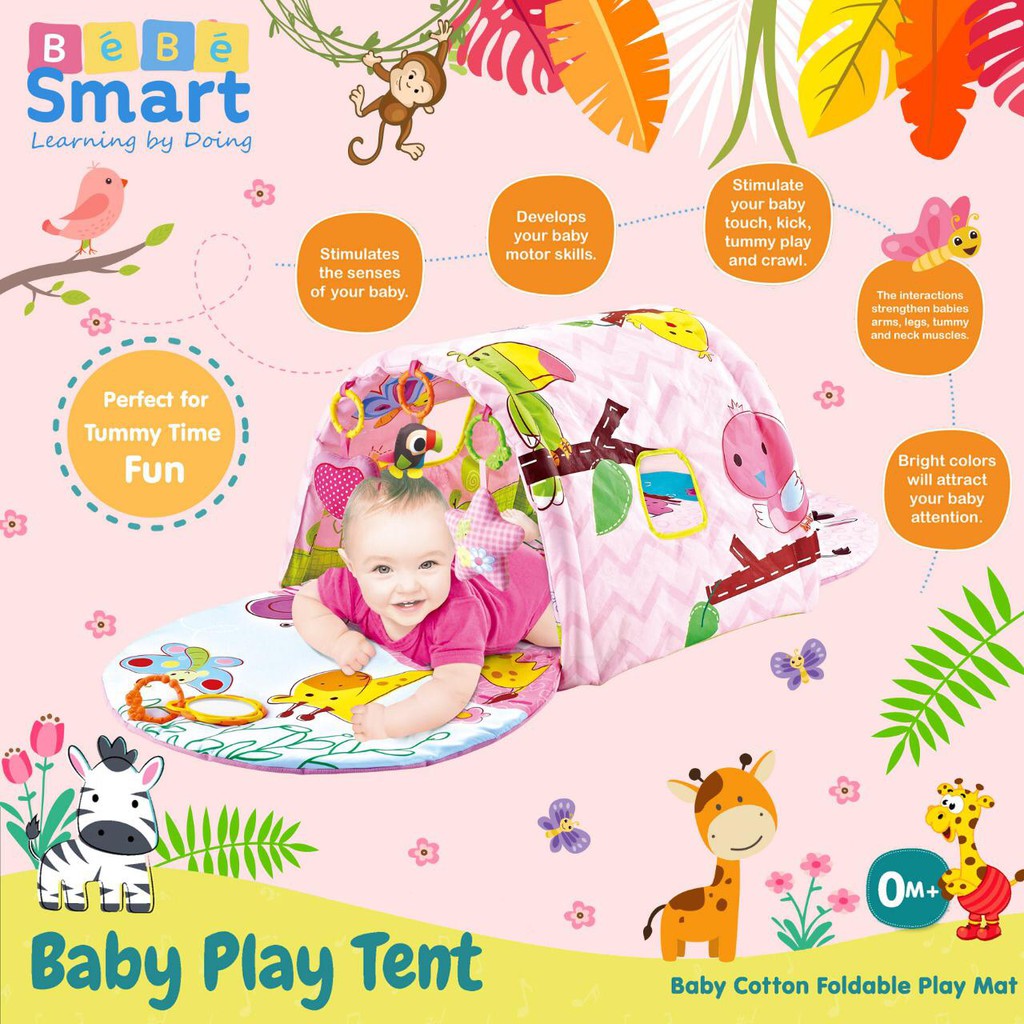 Bebe Smart Baby Play Tent / Tenda Mainan Bayi dan Anak 0 Bulan Keatas