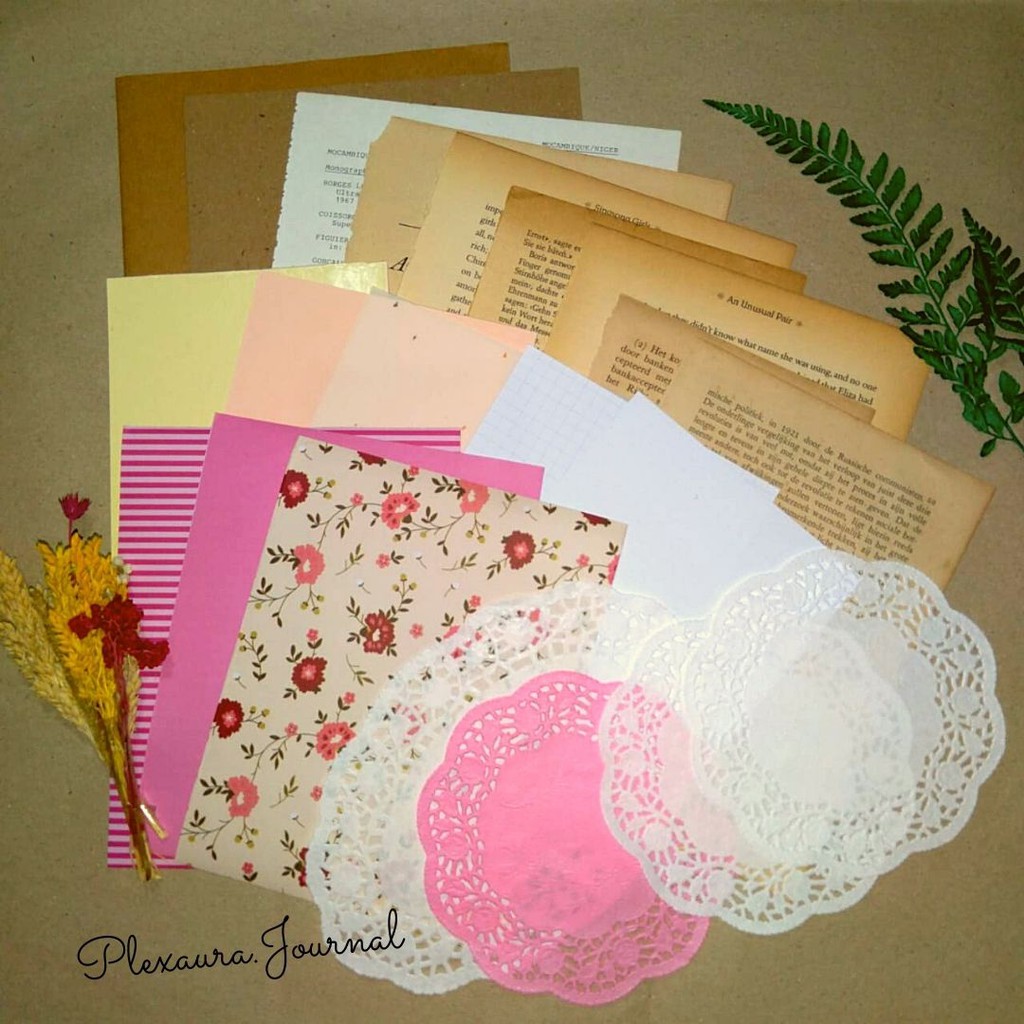 

Kertas Vintage Bundling “PINK EDITION” untuk hiasan scrapbook, bujo, DIY