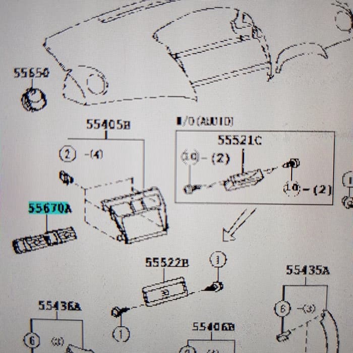Kisi2 AC Vios 2007-2010 original