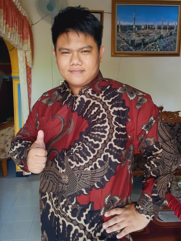 Kemeja Batik Prabu Bahan Katun Baturaden Reguler Fit A509