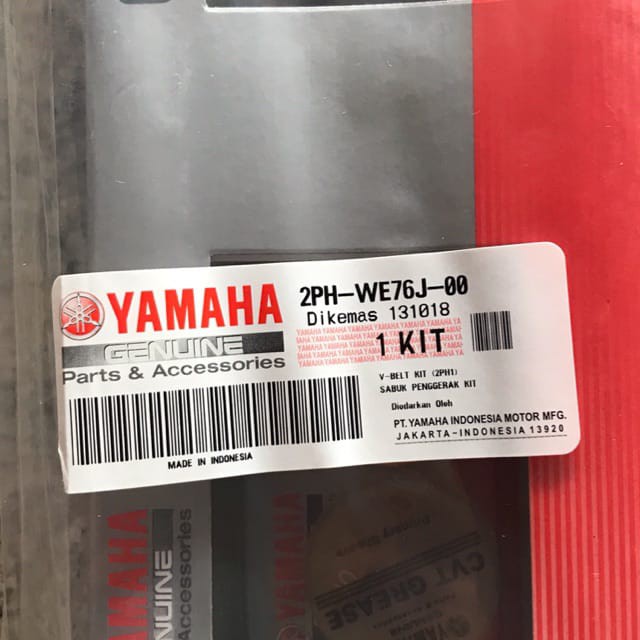 VBELT V-BELT VANBELT SET MIO M3/MIO Z/MIO SOUL GT125 VANBELT DAN ROLLER SET MIO M3