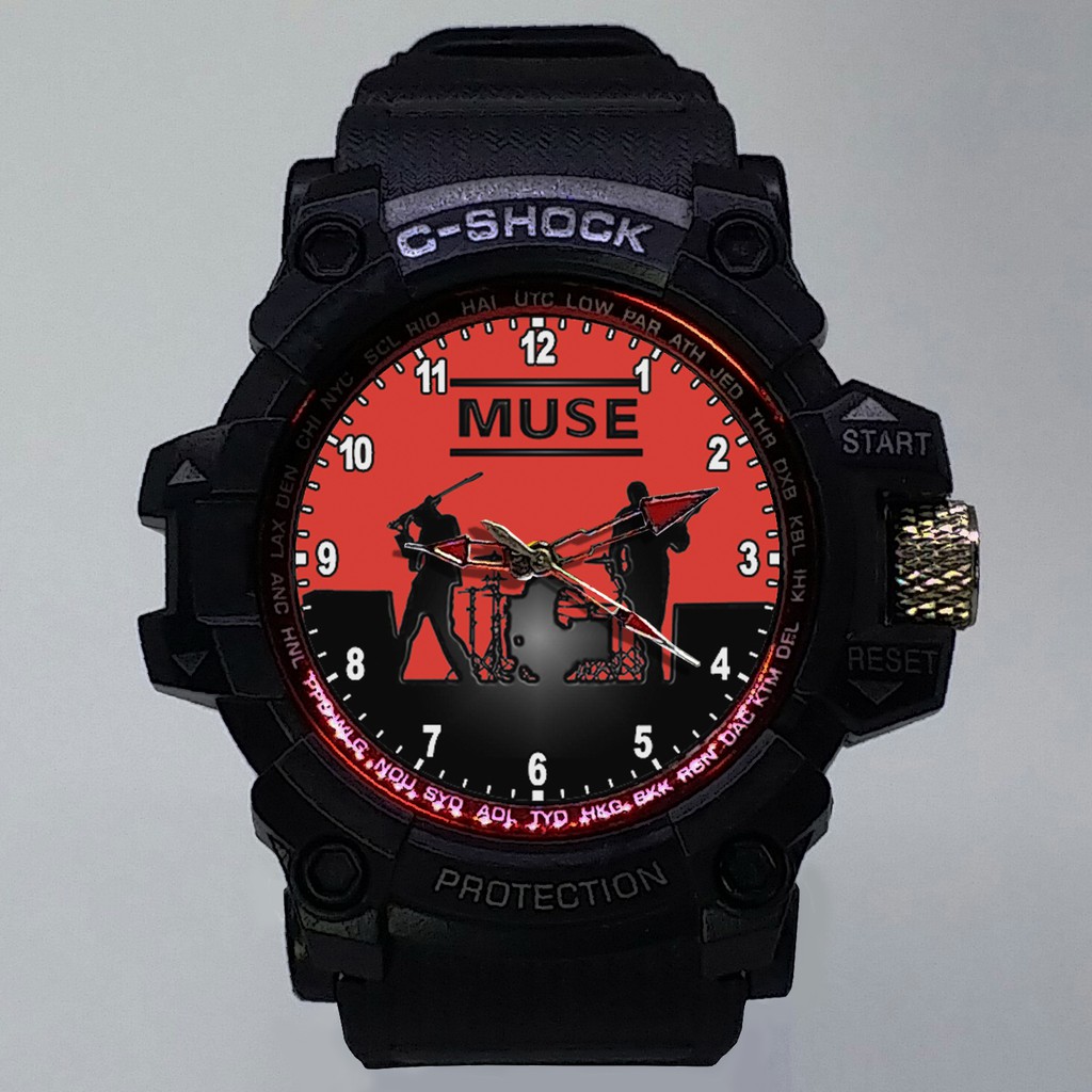 (ISTIMEWA BOSSQUE) JAM TANGAN MUSE LIST MERAH - EXCLUSIVE 1