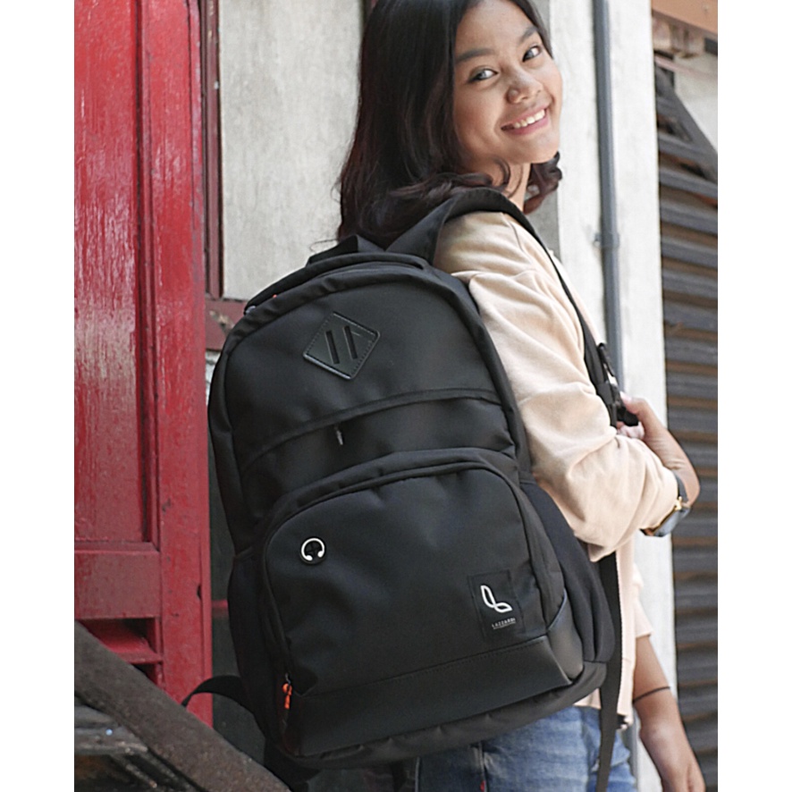 SPLENDIDO BLACK |ManNeedMe x URBAN| Tas Ransel Pria Wanita Tas Punggung ORIGINAL