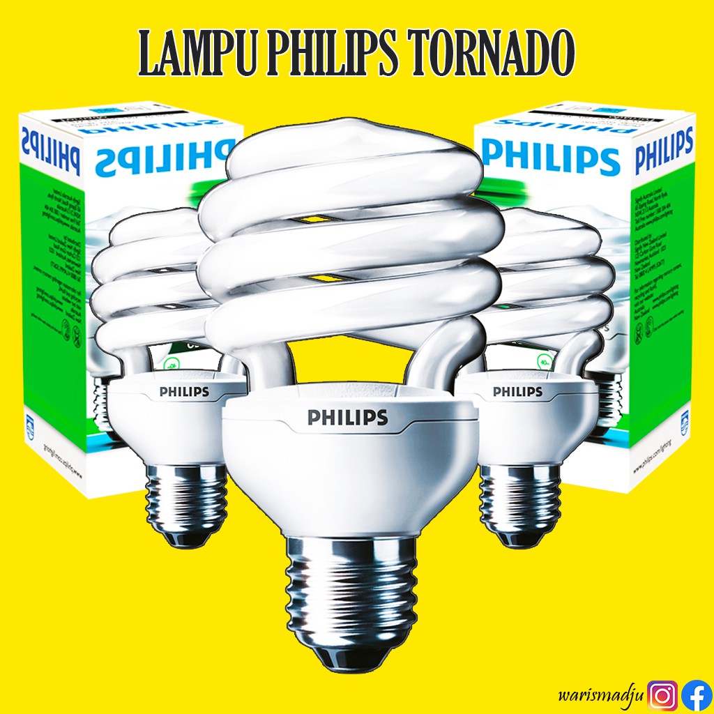 LAMPU PHILIPS LAMPU PHLIPS TORNADO LAMPU BOHLAM TORNADOLAMPU PHILIP LAMPU 12 WATT LAMPU 15 WATT LAMP