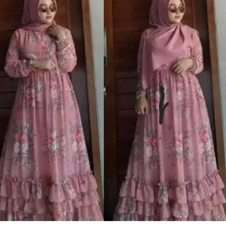 Paling Dicari.. gamis ceruty motif full puring,gamis ceruti terlaris,lelang gamis ceruty,