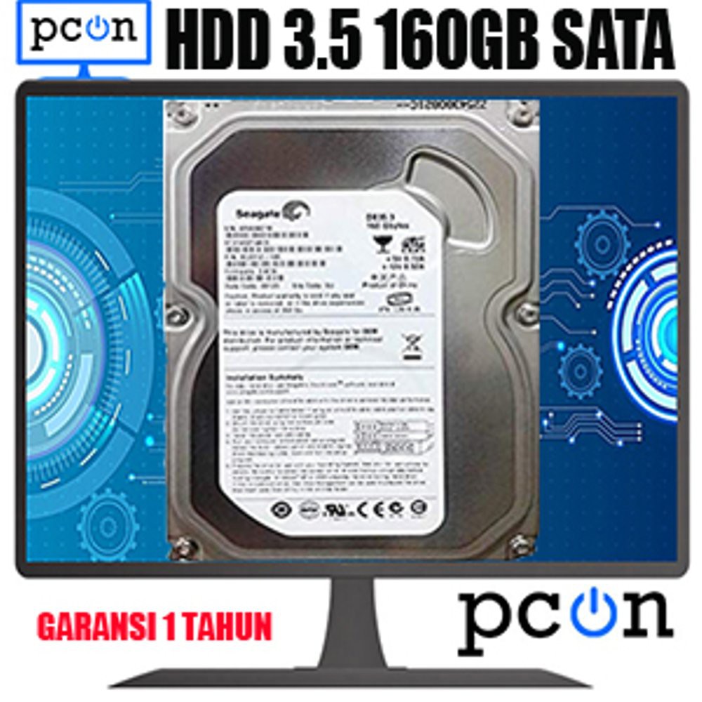 HARDISK INTERNAL PC 3.5 160GB SATA SEAGATE SLIM Terbaik