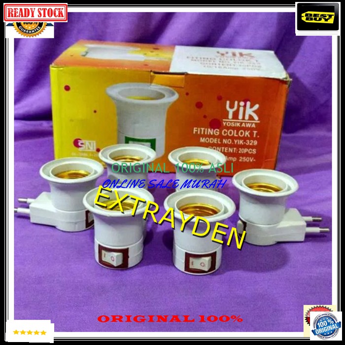 G216 Rumah lampu saklar colokan fiting e27 kepiting tidur bohlam led tes Colokan stop kontak listrik sleep bulb lamp tidur belajar G216   untuk barang kelengkapan 1unit colokan  sudah di tes sebelum di kirim.  COLOK + SAKLAR LAMPU TIDUR  2. terda