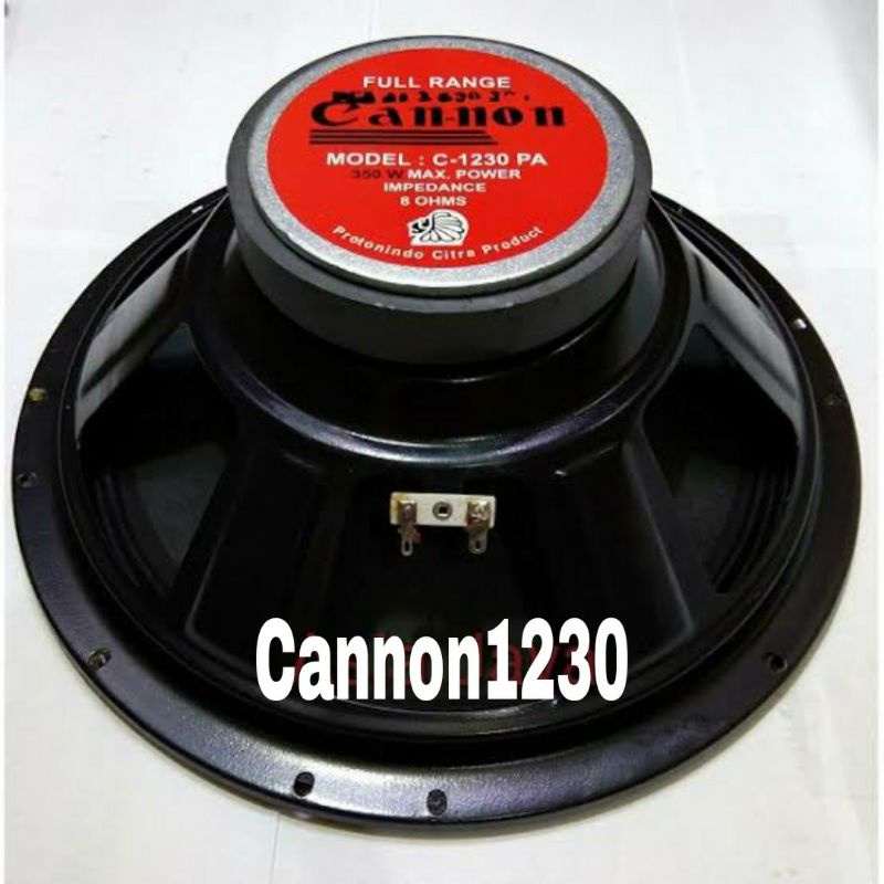 Speaker 12in Cannon  pro 1230 full range