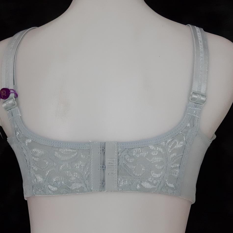 ➱Produk Keren BF VA Bra JUMBO 36-44 Tanpa Busa Tanpa Kawat Kait 3 BH Brukat BIG SIZE Cup B Underwear