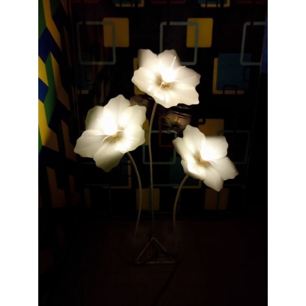 STANDING LAMPU DEKORASI PIPA ELASTIS PERNIKAHAN PELAMINAN , KAP LAMPU BAHAN MIKA AWET