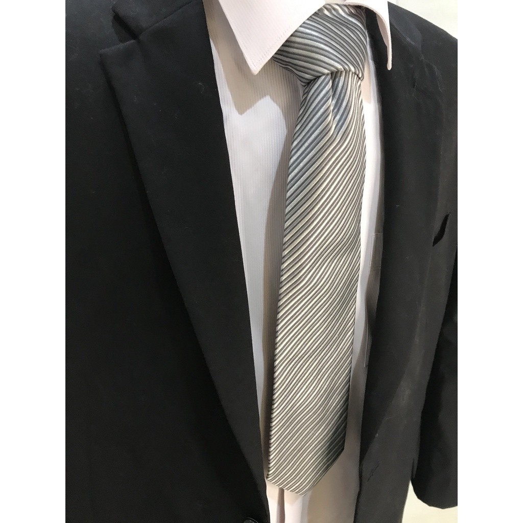 Thomas Nash Grey Formal Tie
