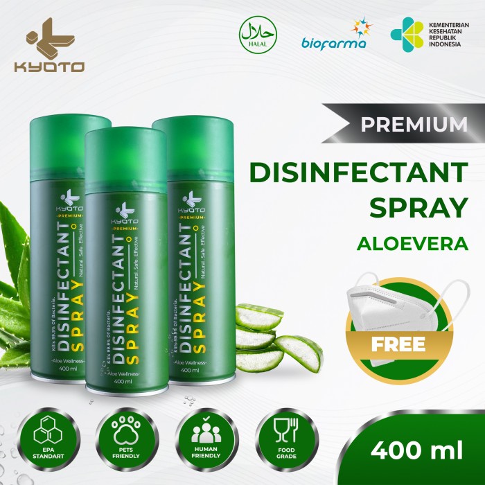 

Buy 5 Kyoto Disinfectant Spray Free Masker Kn95 Dan 2 Pulpen Kyoto