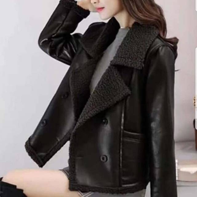 Jaket kulit import