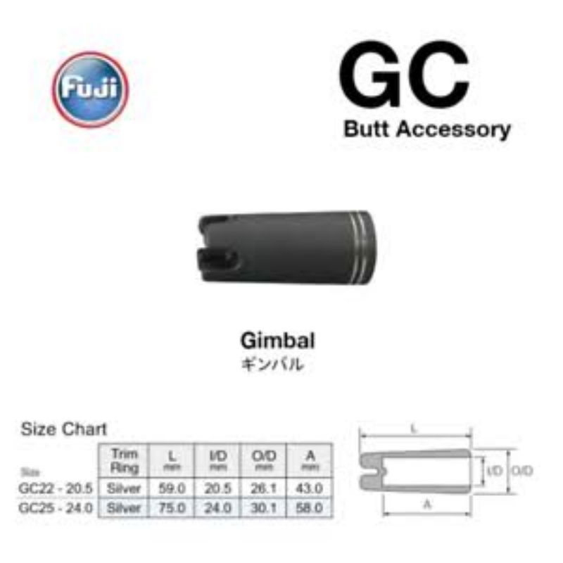 ROD GIMBAL FUJI GC