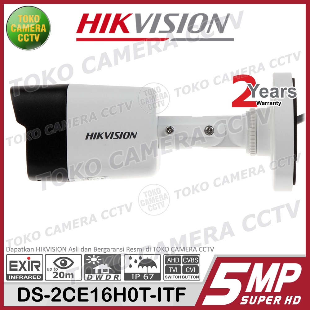 KAMERA CCTV HIKVISION 5MP OUTDOOR DS-2CE16H0T-ITF