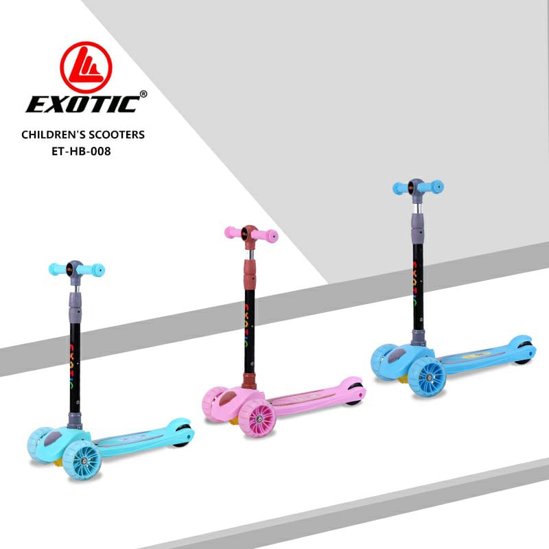 Scooter Anak Otoped EXOTIC ET-HB-001 ET-HB-008 ET-HB-009 ET-HB-011ET-HB-203 ET-HB-207 Bisa Dilipat Praktis