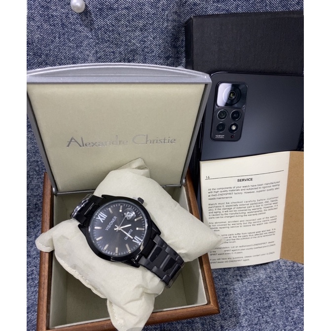 [COD] JAM TANGAN PRIA RANTAI VISIONER 1018H TANGGAL ANALOG ANTI AIR