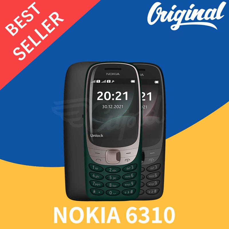 CUPID HP Nokia 6310 2021 DUAL SIM Bisa Bahasa Indonesia Garansi Toko