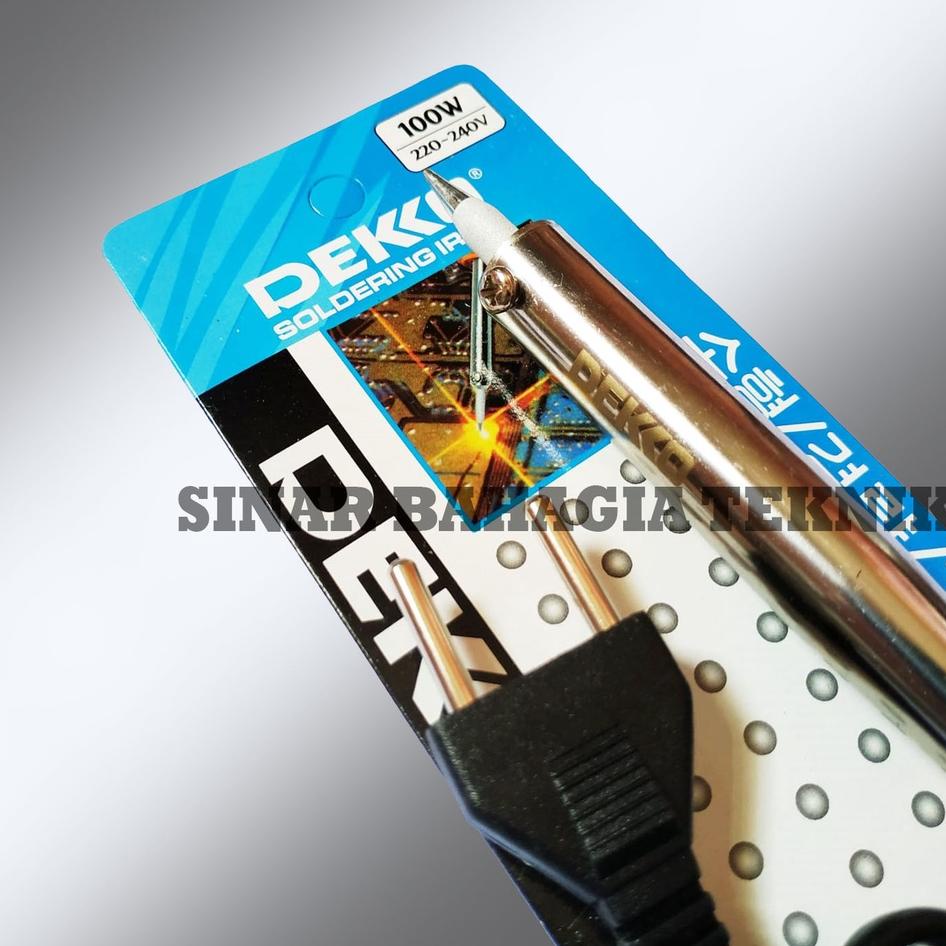 Garansi Toko DEKKO SOLDER 100W DS100N KOREA - DEKO ALAT SOLDER ORIGINAL 100 W DS 100 N - SOLDERAN AS