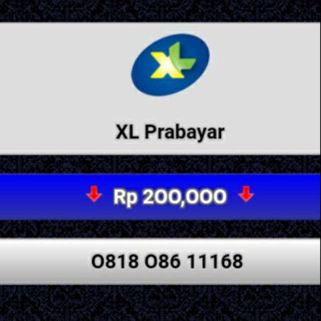 NOMOR CANTIK XL 0818 086 11168
