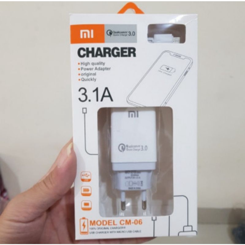 TC CHARGER CM-06 3.1A MICRO SAMSUNG OPPO VIVO REALME