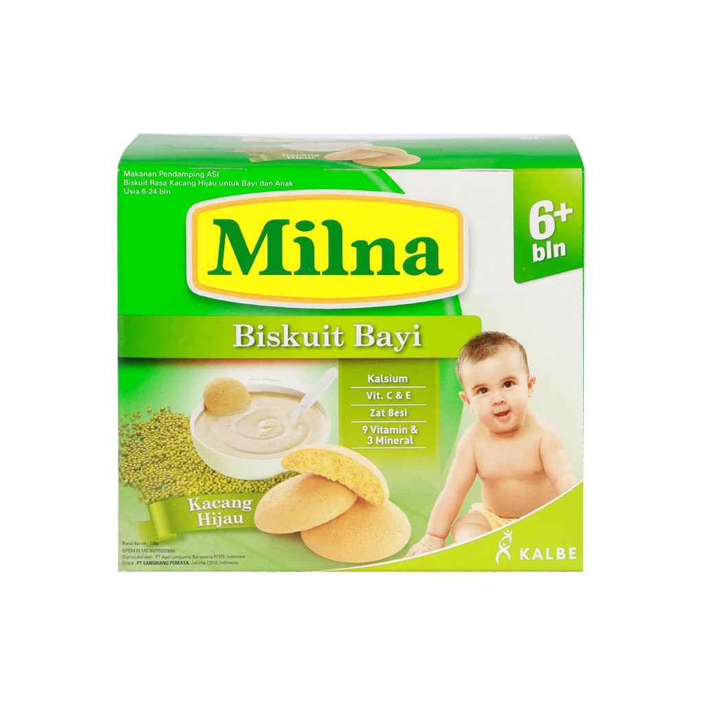 Milna Biskuit Bayi 6m+ 130g (Tersedia varian rasa)