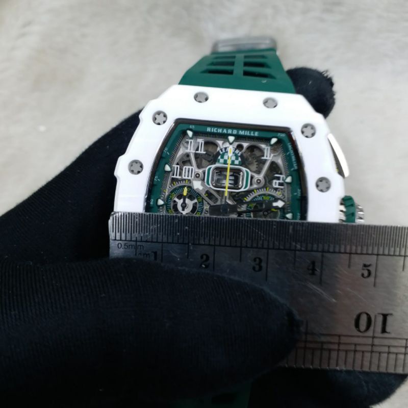 jam tangan RM 11-03 body ceramic kaca anti gores body anti gores mesin otomatis swiss Eta