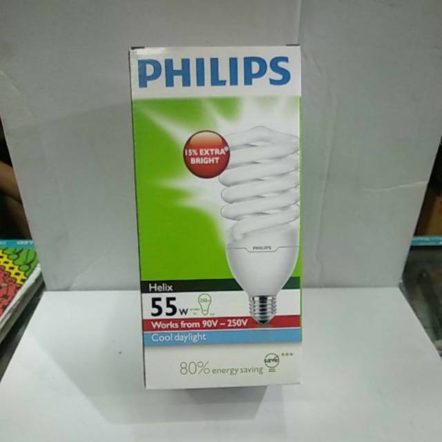 lampu philips helix 55w