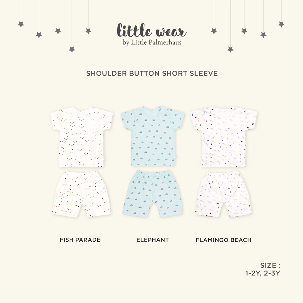 [Size 1-5y] Little Wear By Little Palmerhaus Shoulder Button Short Sleeve