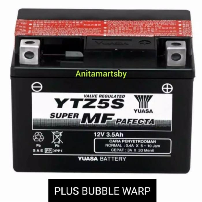 accu aki sepeda motor yuasa ytz5s