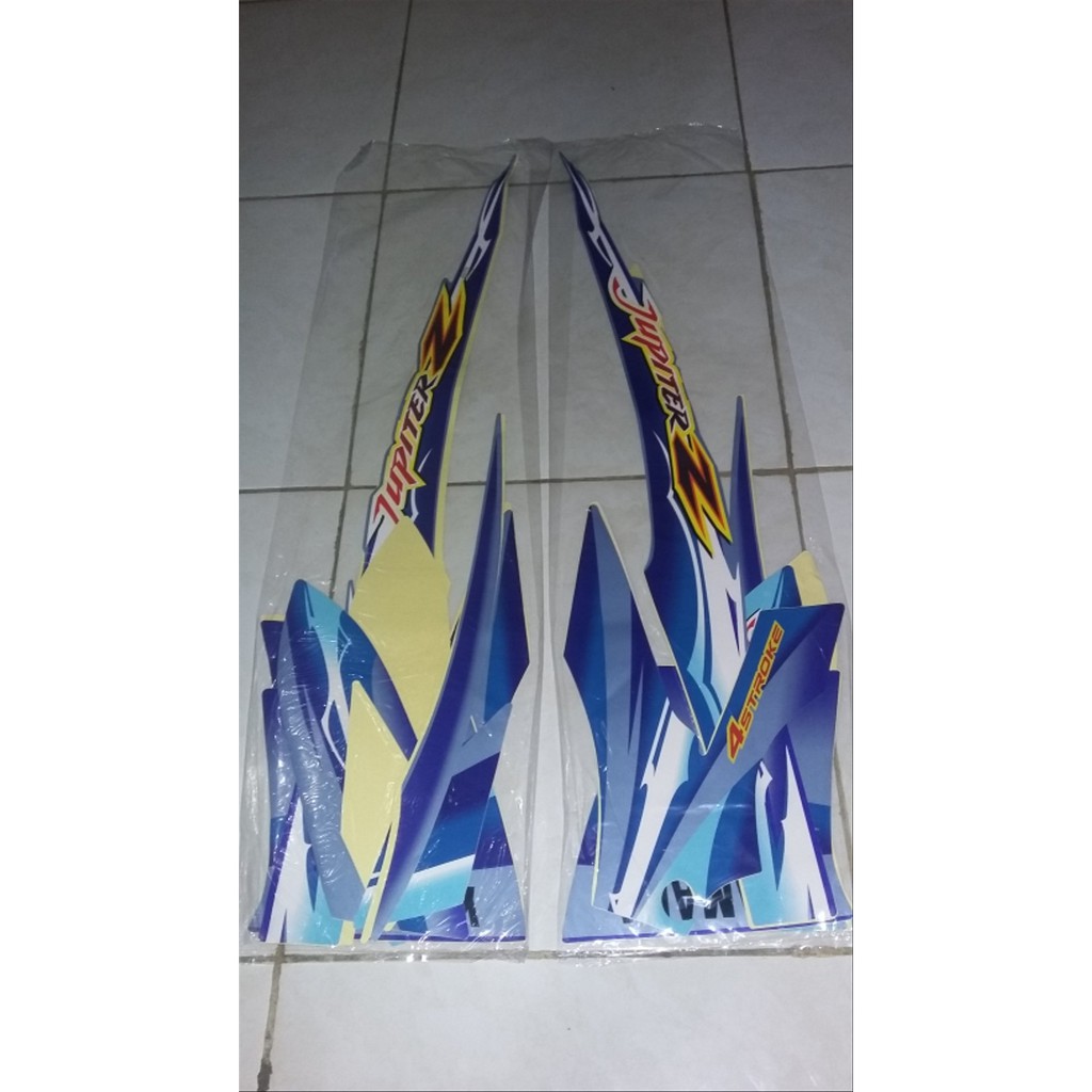striping jupiter z 2004 kuning-merah-biru
