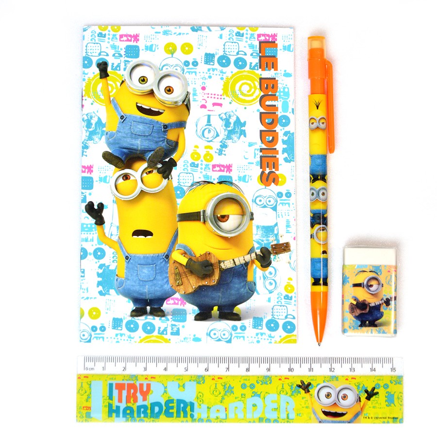 

Universal Minion Stationery Set 15M081 Paket alat tulis karakter Minion