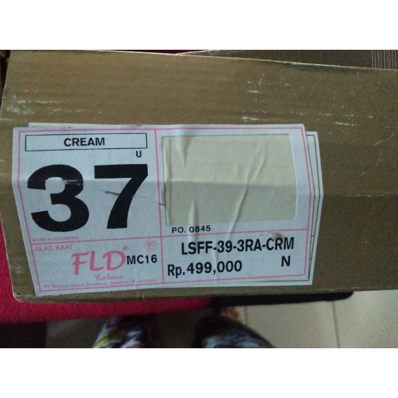 PRELOVED Phantofel Sepatu Kerja Wanita Heels Pendek KAMELI fladeo