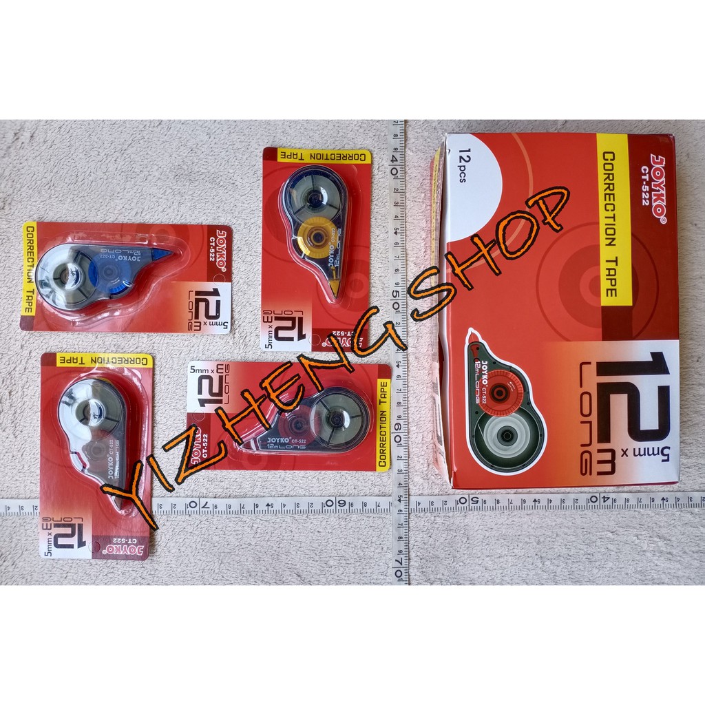 

STIPO KERTAS ( Correction Tape) JOYKO CT-522