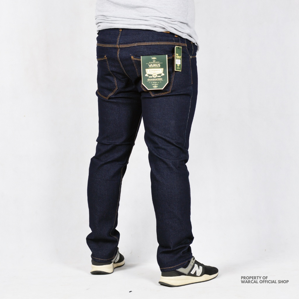 Jeans JUMBO Pria Strecth Celana Panjang Bigsize Slimfit Birdong