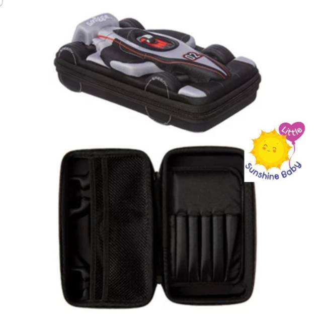 

Smiggle Pencil Case Hardtop Racer Grey - Tempat Pensil Smiggle Ori