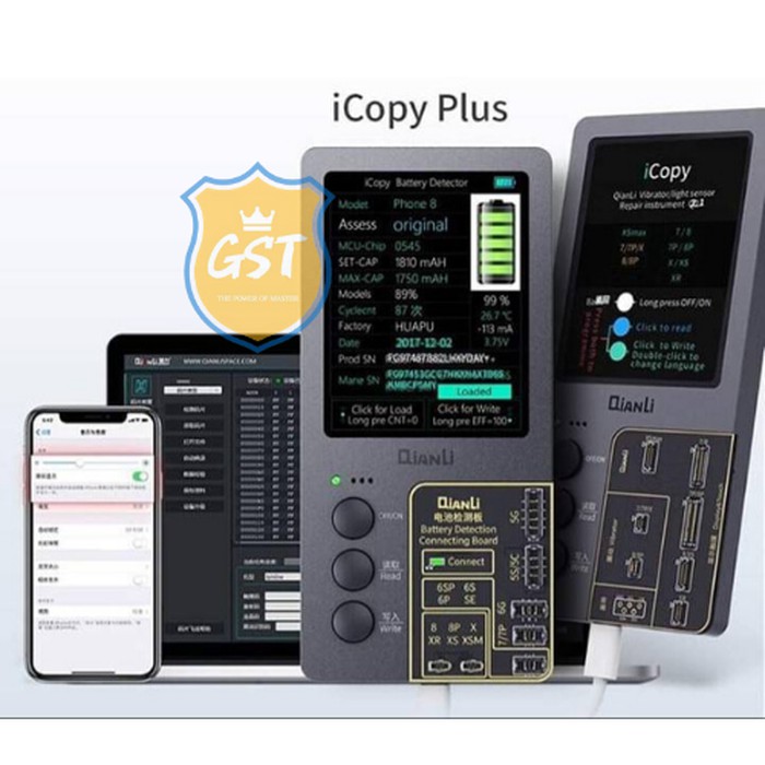 LCD Screen Qianli 2.1 Set Icopy Plus Without Battery Original