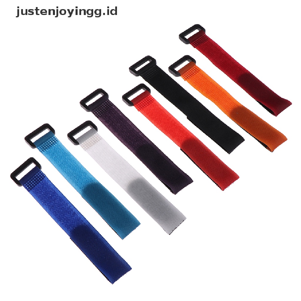 (justenjoyingg.id) 10pcs Strap Pengikat Joran Pancing Reusable