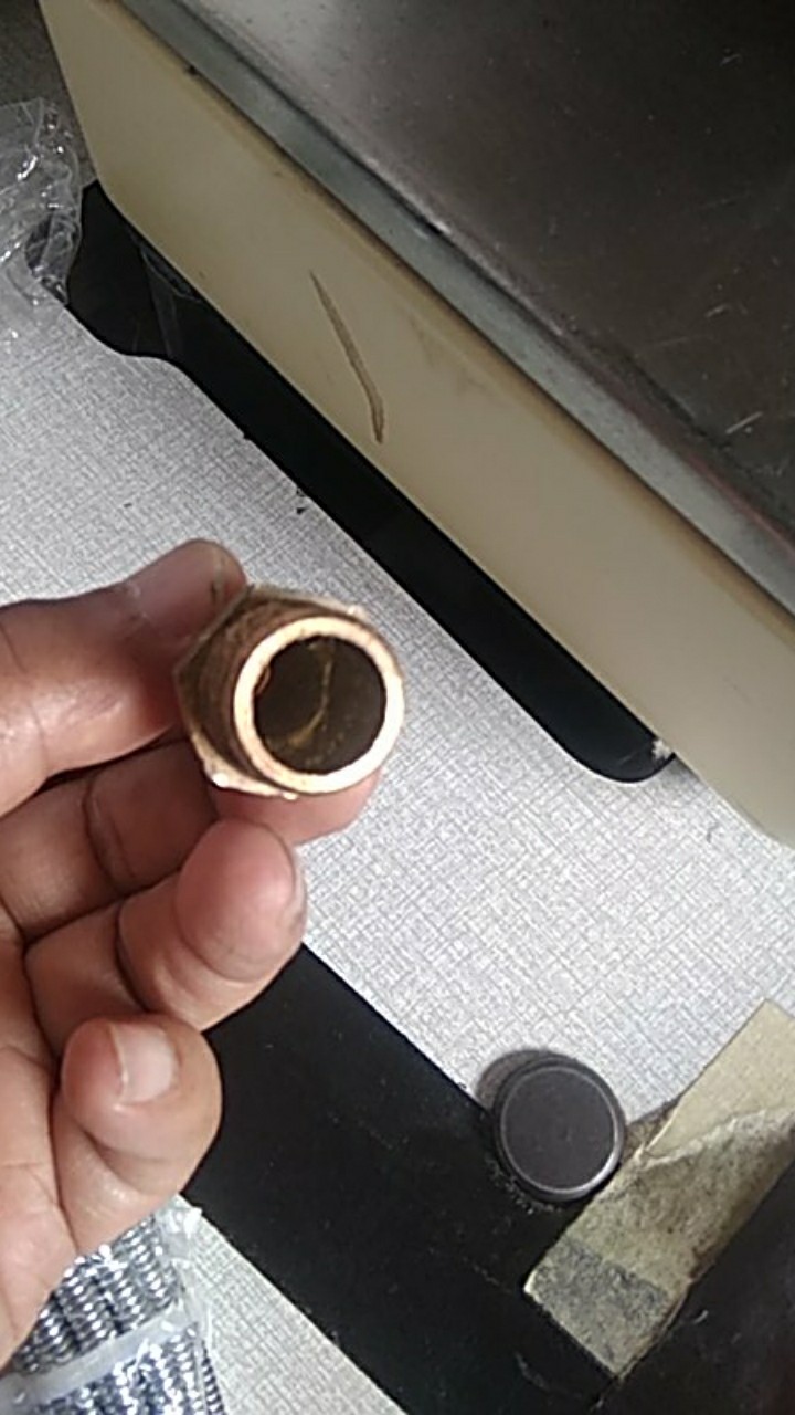 Nipple / Nepel Selang Drat Luar Kuningan 1/2 X 1/2