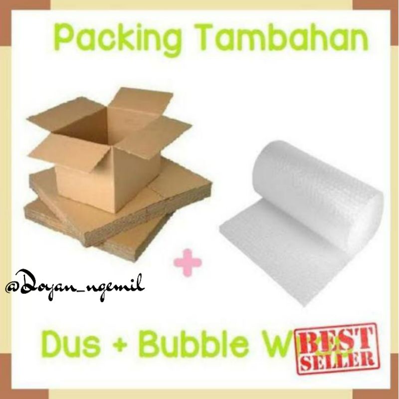 

Doyan_ngemil - Extra Tambahan Packing Dus Bekas Aman