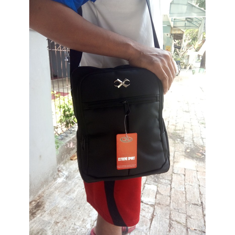 Tas Slempang Cowok Model Polo Alto Sekolah Kuliah Kerja Kantor Kantoran Keren Murah