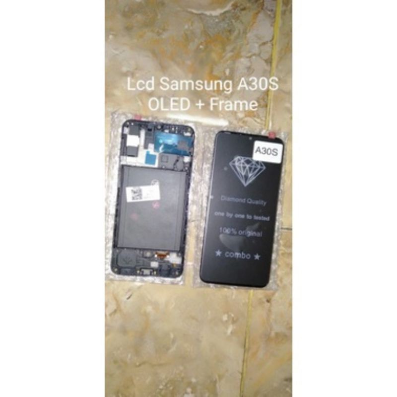 lcd samsung a30s oled + frame