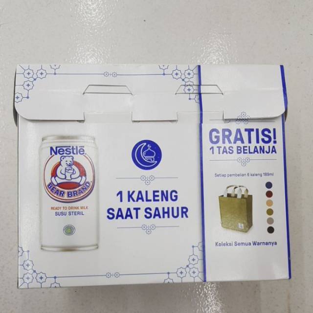 Bear brand susu beruang (free tas belanja)