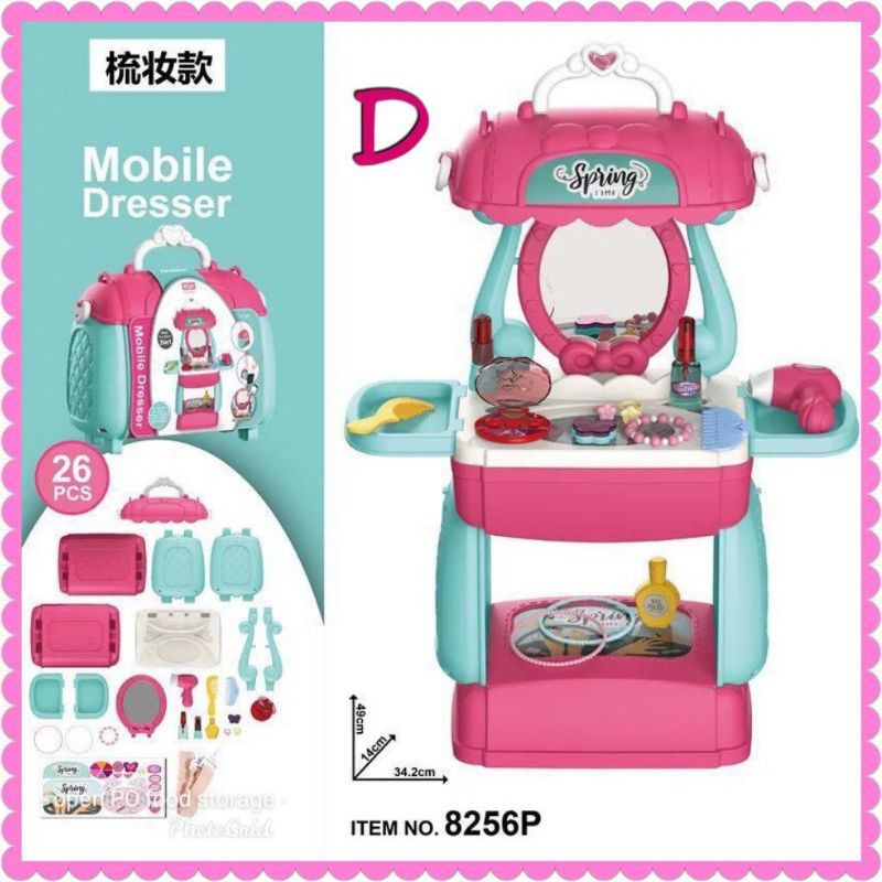 Play House Bag / Mainan Anak Portable / Mainan Tas